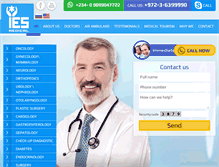 Tablet Screenshot of ies-medical.com